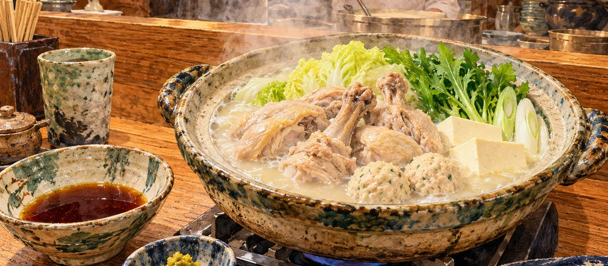 Enjoy Hakata mizutaki — an illustrative dining scene