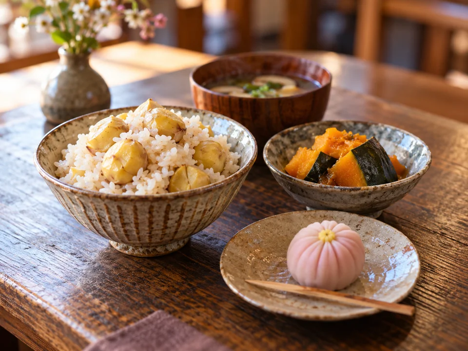 季節の料理と和菓子