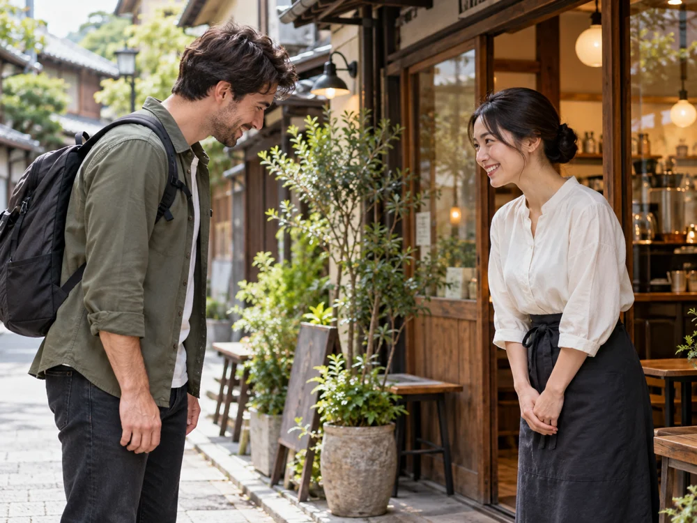 日常の気軽なあいさつ