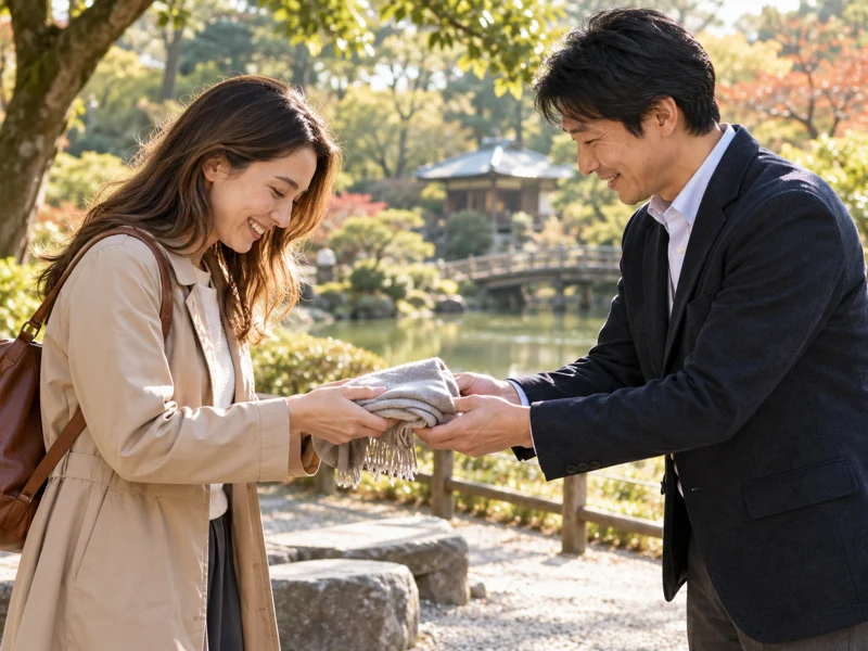 助けてもらってお礼を伝える
