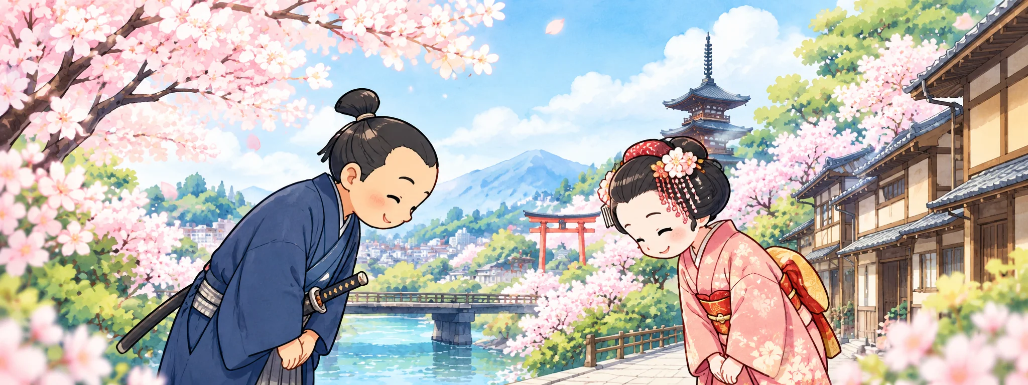 日本のあいさつのイメージ