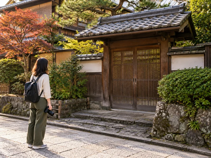 私有地の入口に配慮する