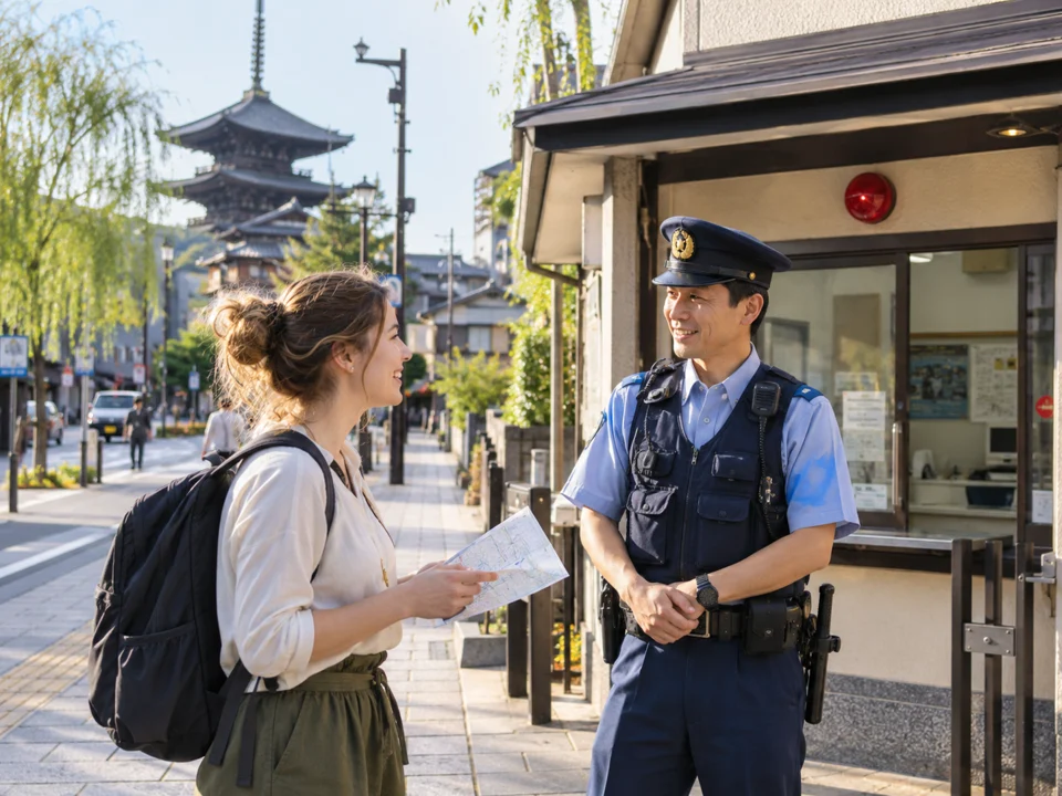 明るい場所で助けを求める