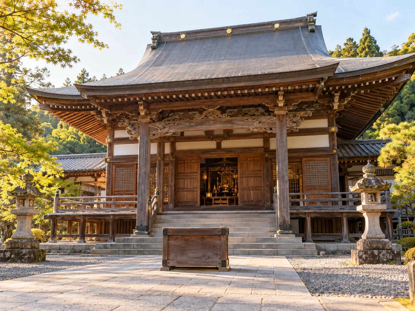 お寺での参拝